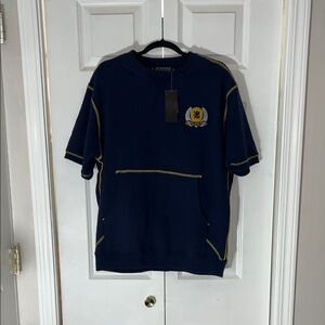 🎆NWT Coogi Graphic Patch Short Sleeve Vintage Deadstock Sweat Shirt